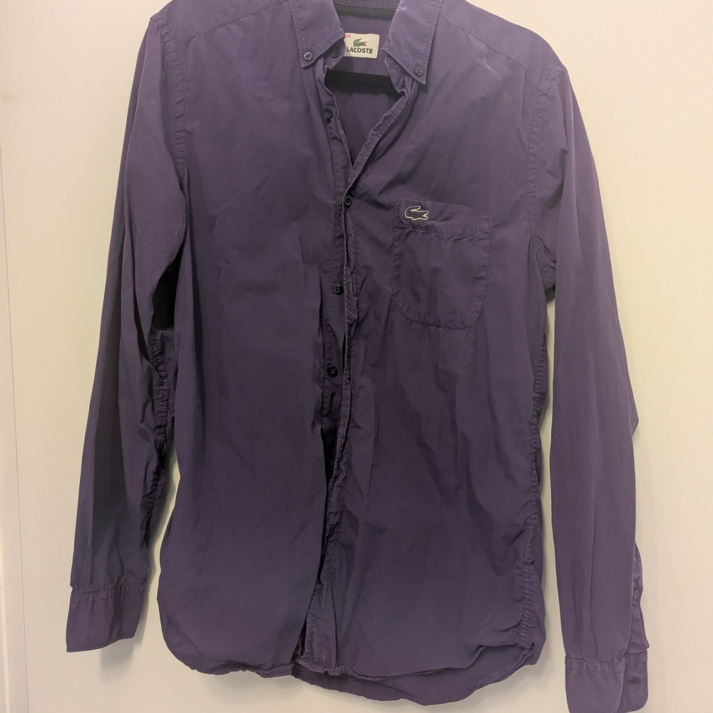 Lacoste Men's Purple Shirt